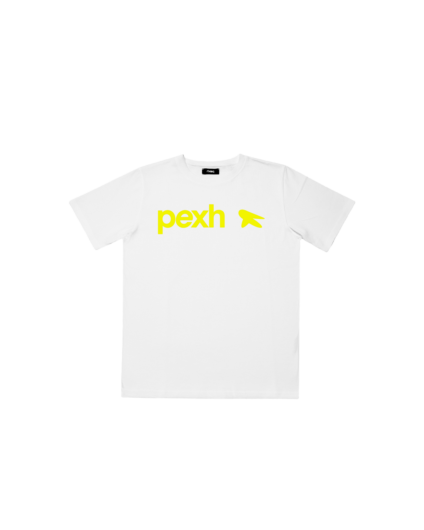 pexh tee neon yellow white