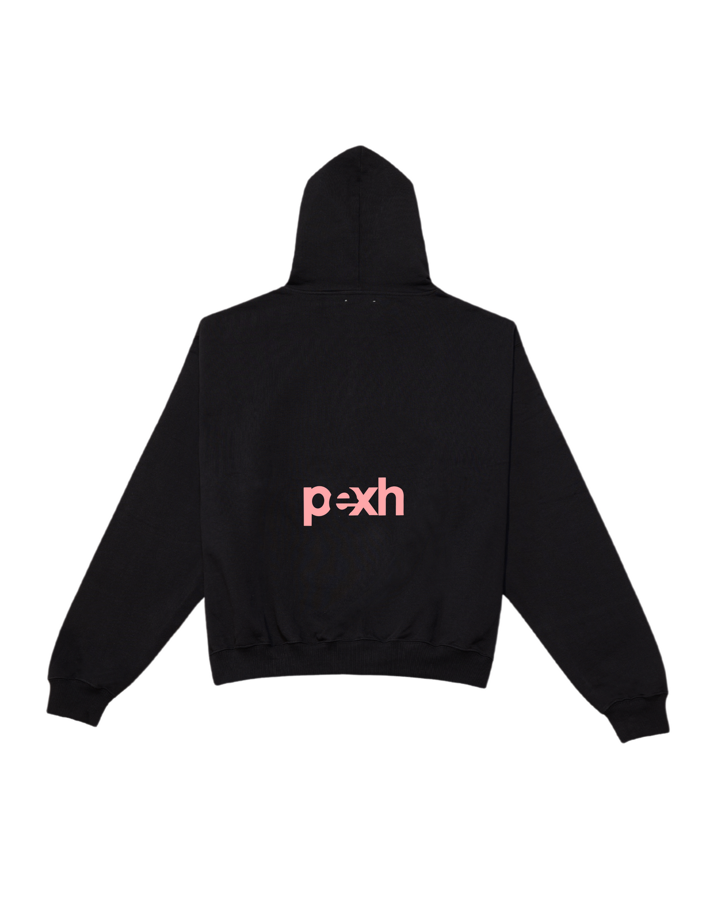 pexh oversized hoodie pink black