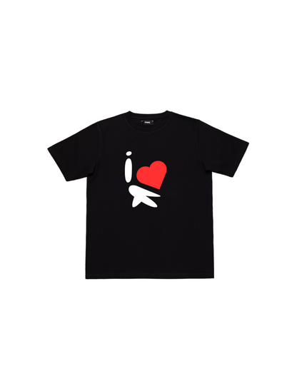 i love pexh tee black