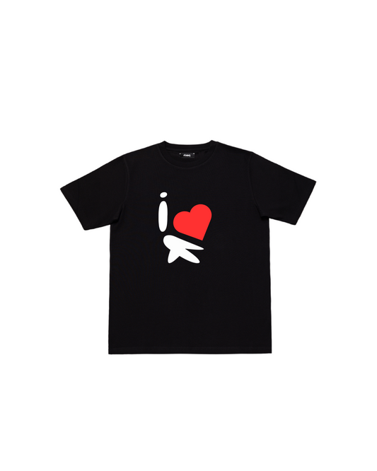 i love pexh tee black