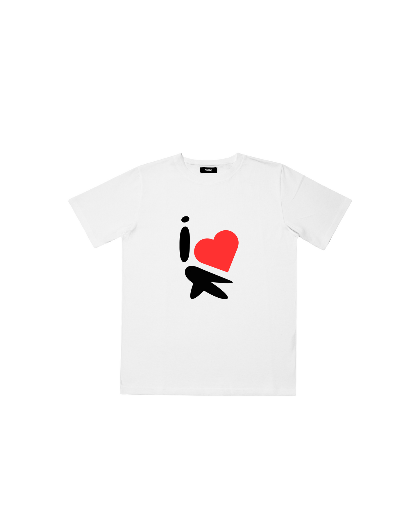 i love pexh tee white