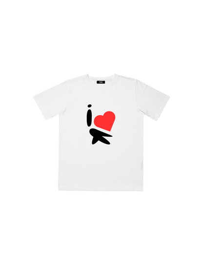 i love pexh tee white