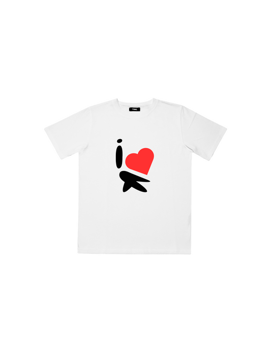 i love pexh tee white
