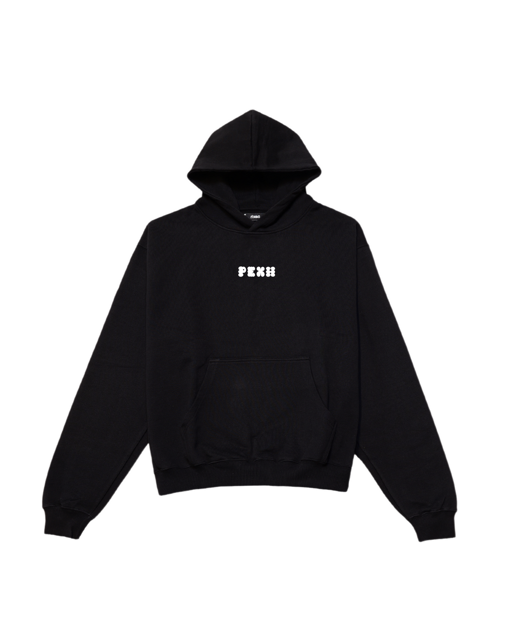 pexh bubble oversized hoodie black