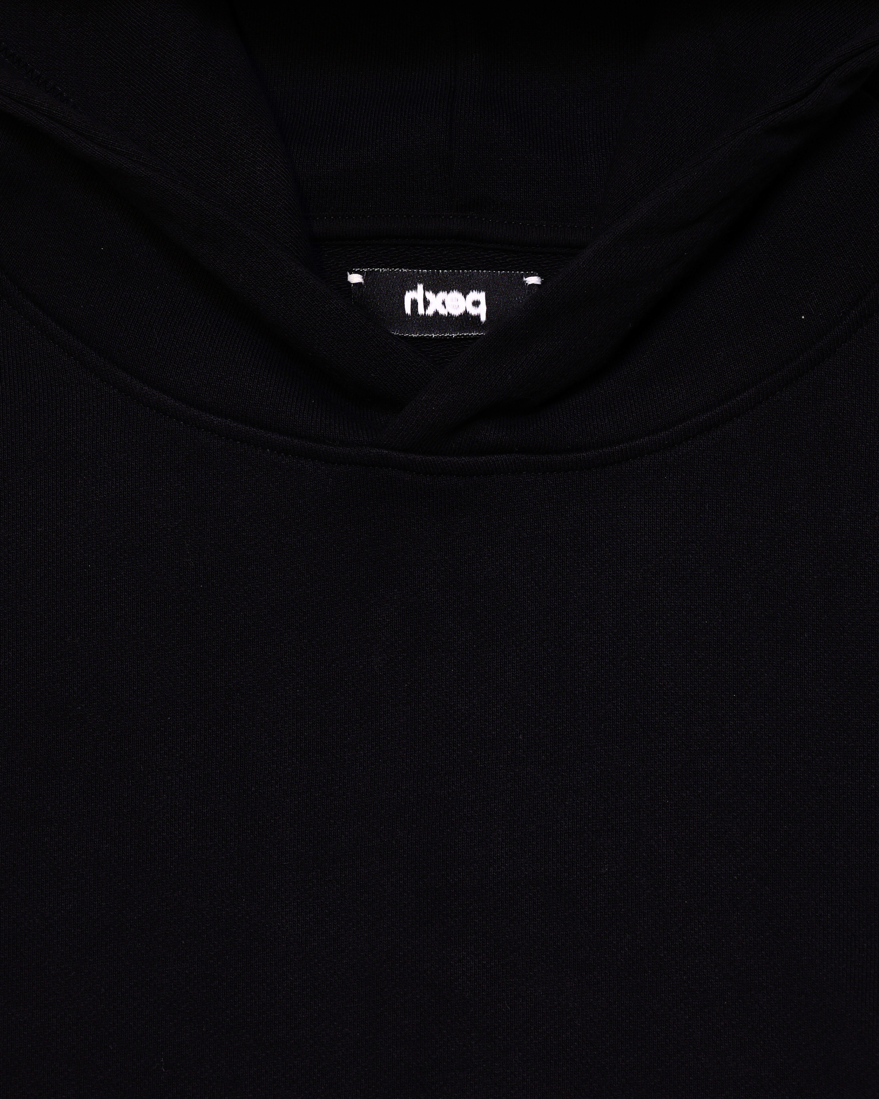 pexh bubble oversized hoodie black