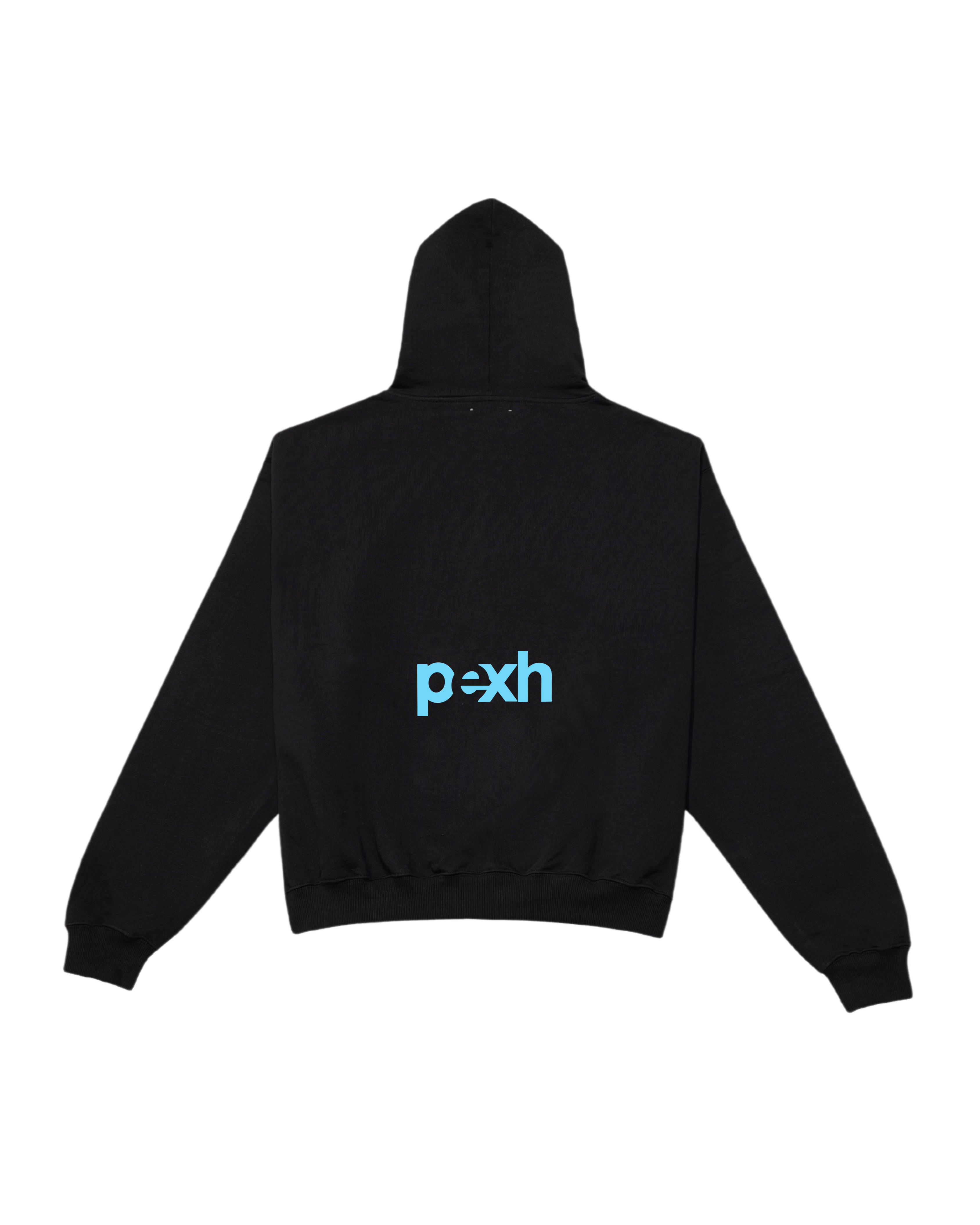 pexh oversized hoodie blue black