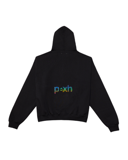 pexh oversized hoodie crystal black