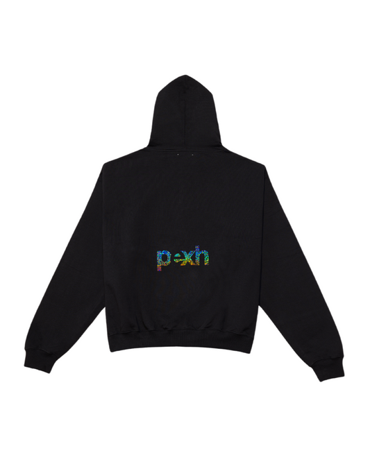 pexh oversized hoodie crystal black