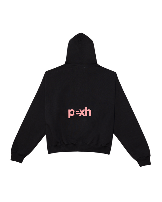 pexh oversized hoodie pink black