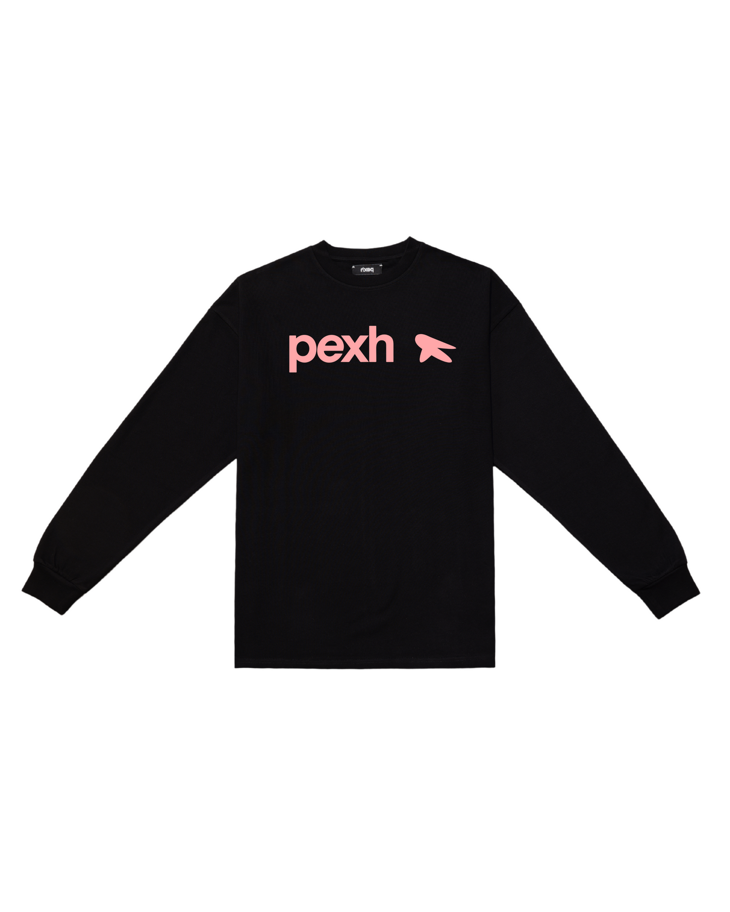 pexh oversized long sleeve pink black