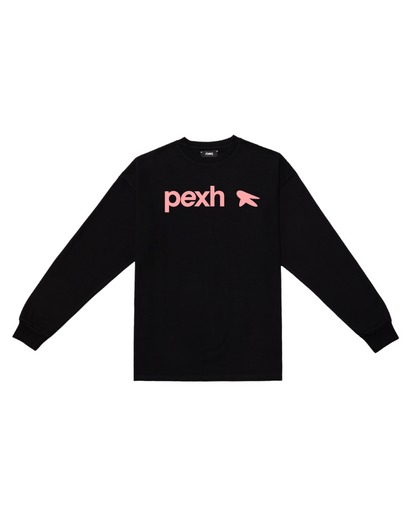 pexh oversized long sleeve pink black