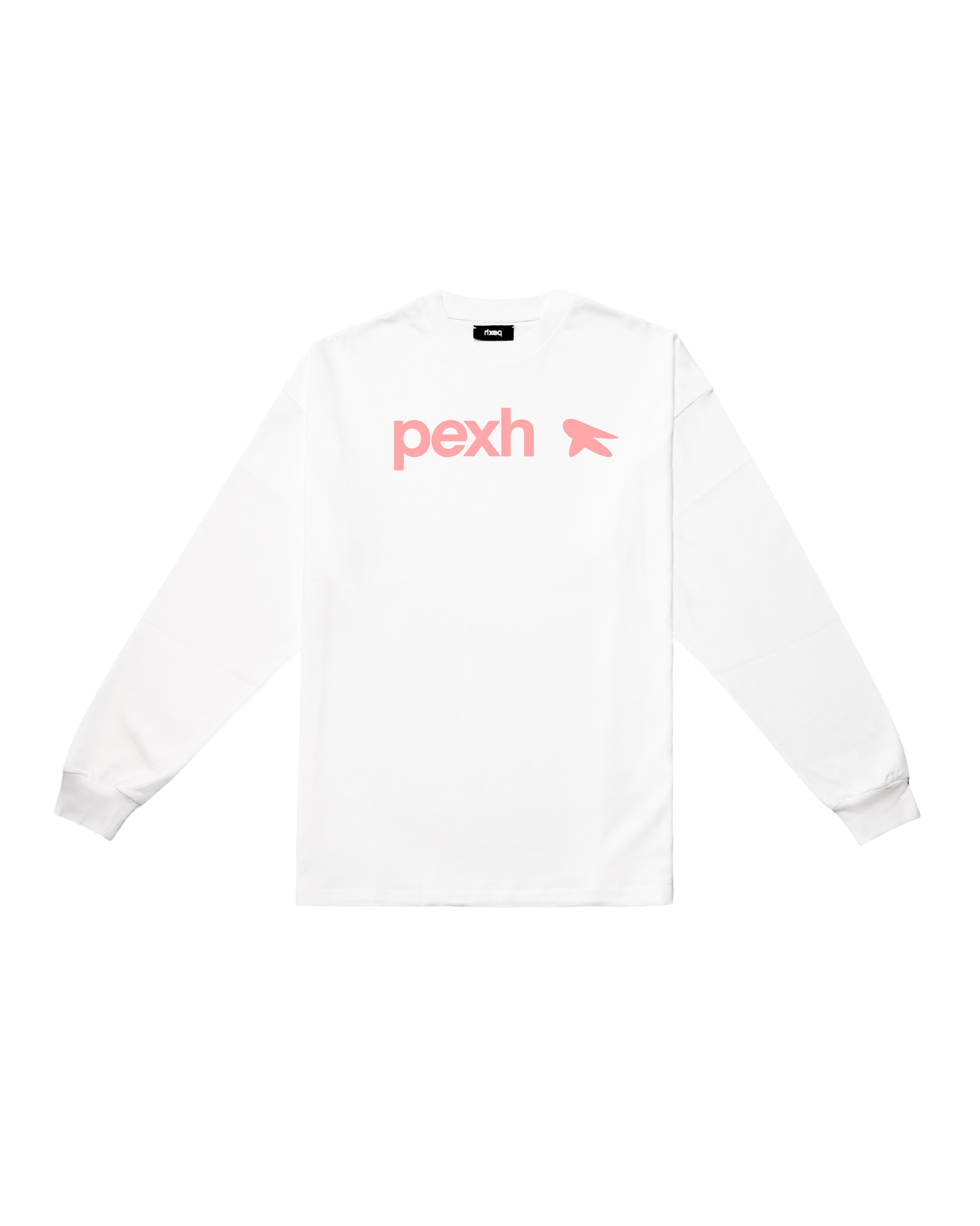 pexh oversized long sleeve pink white