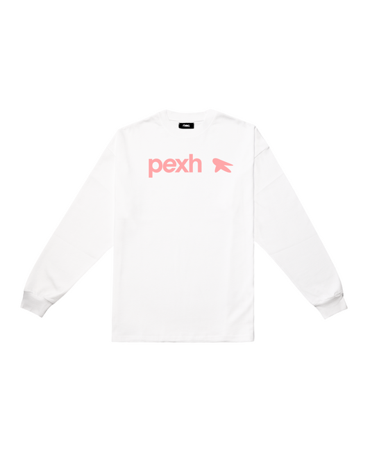 pexh oversized long sleeve pink white